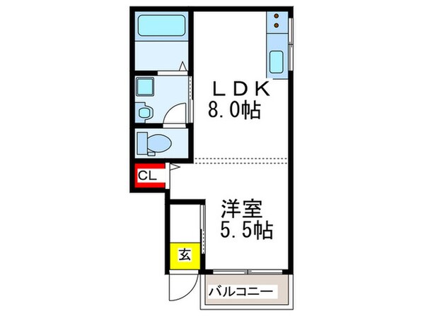 フェリスS&Yの物件間取画像